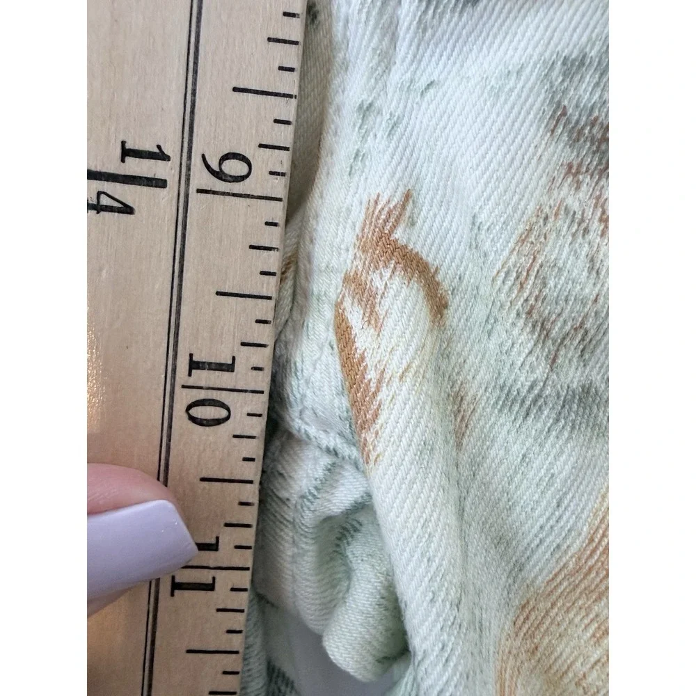Purple Brand‎ P001 White Brush Stroke Jeans Mens Size 36x31 Slim Fit Distressed